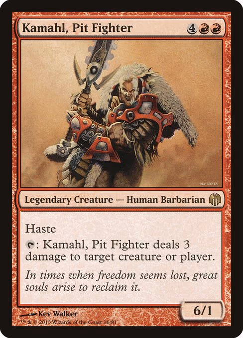 Kamahl, Pit Fighter