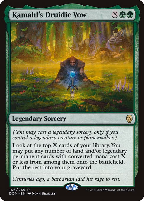 Kamahl's Druidic Vow