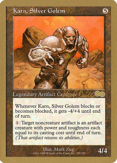 Karn, Silver Golem - 1999 Kai Budde