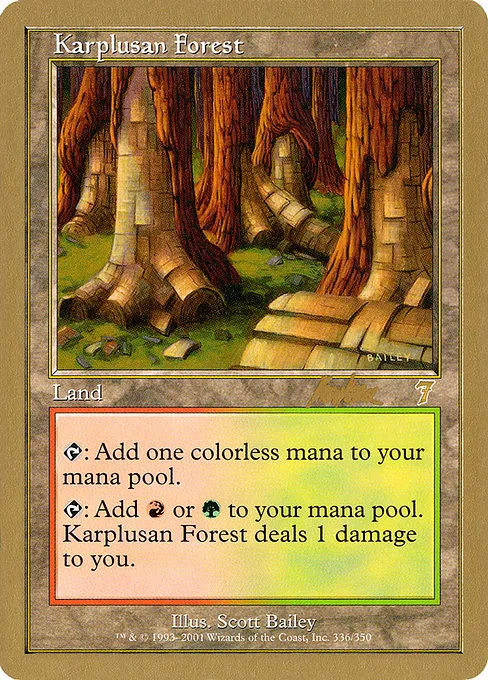 Karplusan Forest - 2002 Brian Kibler (7ED) - S
