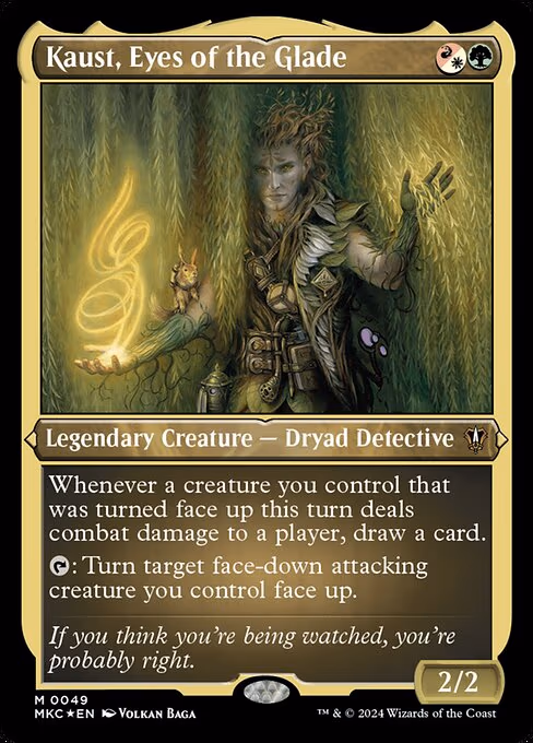 Kaust, Eyes of the Glade (Display Commander) - Thick Stock