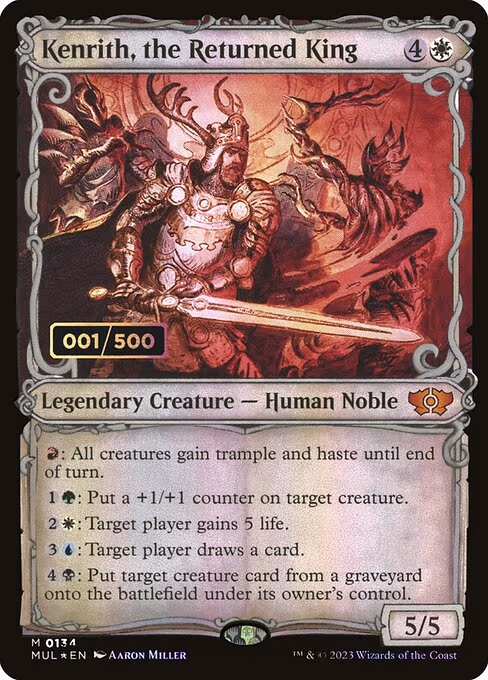Kenrith, the Returned King (Serial Numbered) - M (134)