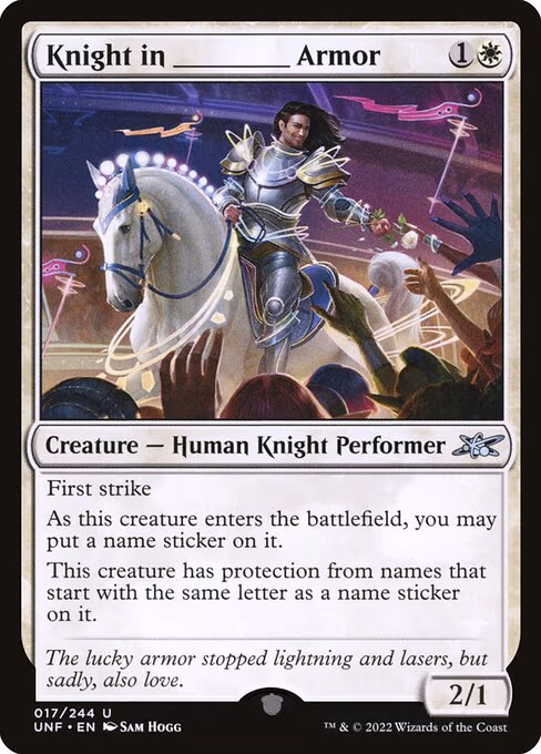 Knight in _______ Armor - U (17)