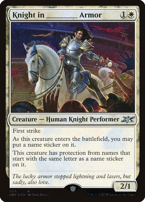 Knight in _______ Armor - U (303)