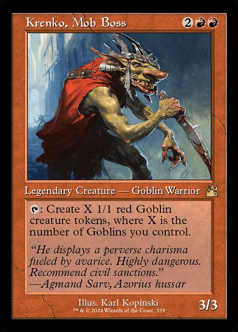 Krenko, Mob Boss (Retro Frame)