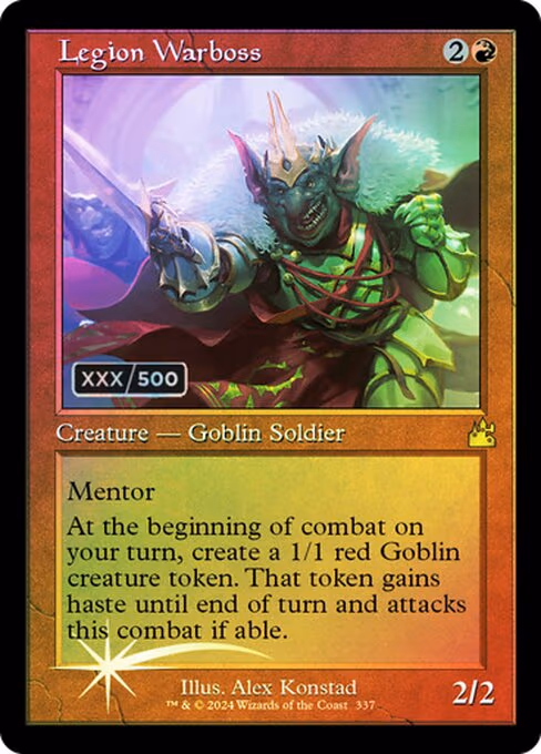 Legion Warboss (Retro Frame) (Serial Numbered) - R (337)