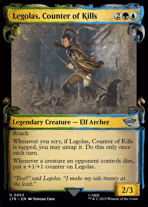 Legolas, Counter of Kills