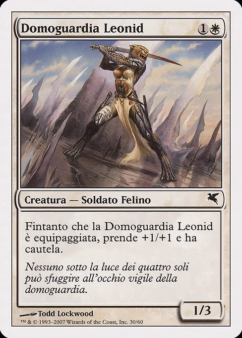 Leonin Den-Guard (Italian) - "Domoguardia Leonid"