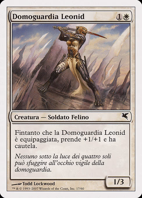 Leonin Den-Guard (Italian) - "Domoguardia Leonid"