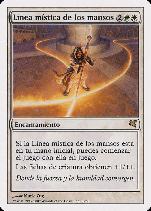 Leyline of the Meek (Italian) - "Leyline della Mitezza"
