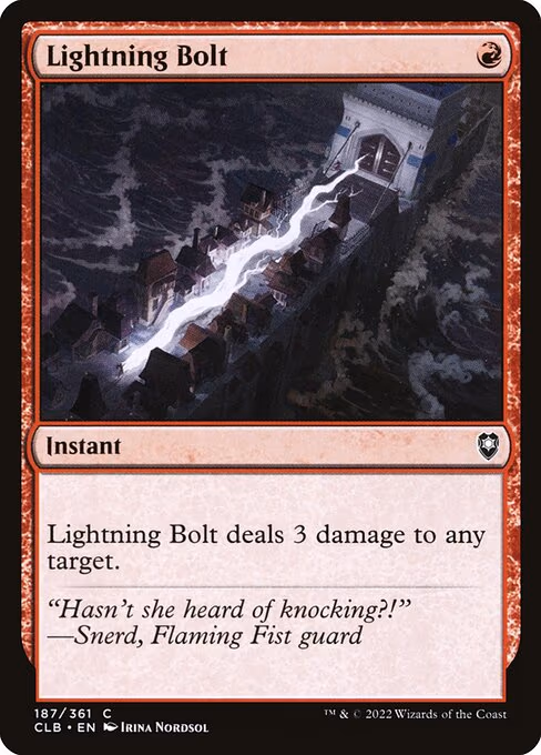 Lightning Bolt - C (187)