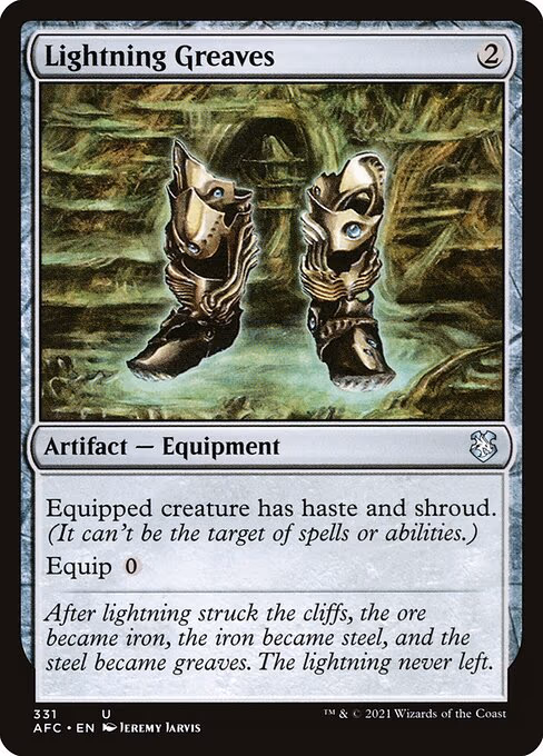 Lightning Greaves - U (331)