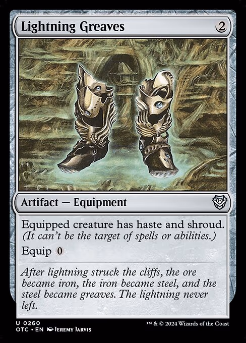 Lightning Greaves - U (260)