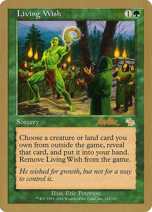 Living Wish - 2002 Brian Kibler