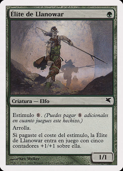 Llanowar Elite (Spanish) - "Élite de Llanowar"