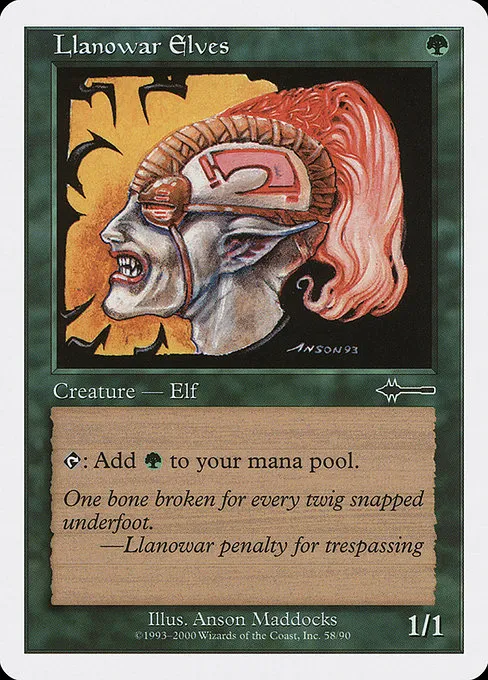 Llanowar Elves - C (58)