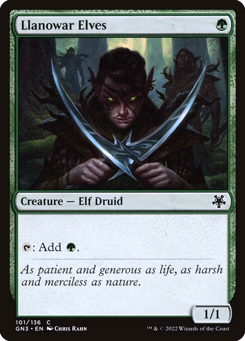 Llanowar Elves - C (101)