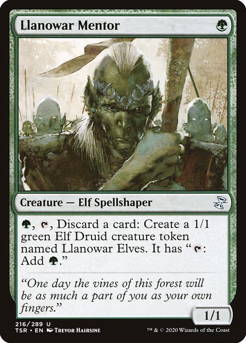 Llanowar Mentor - U (216)
