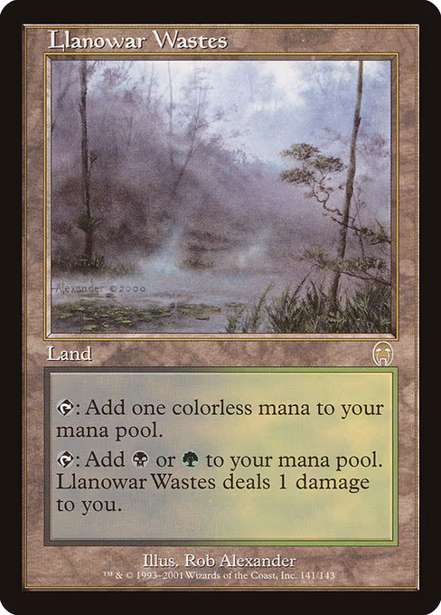 Llanowar Wastes - R (141)