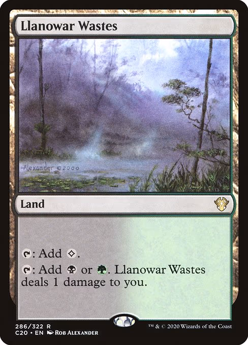 Llanowar Wastes - R (286)