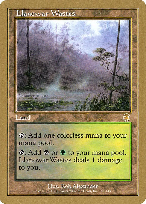 Llanowar Wastes - 2001 Jan Tomcani