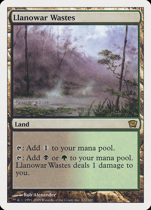 Llanowar Wastes - R (322)