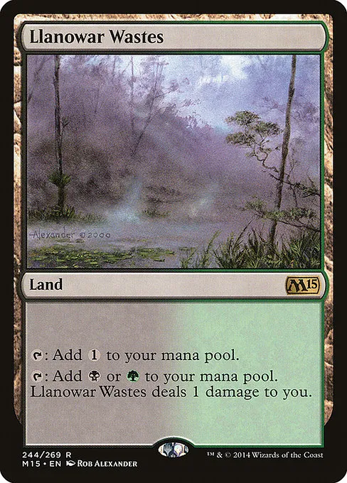 Llanowar Wastes - R (244)
