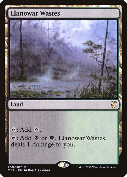 Llanowar Wastes - R (258)