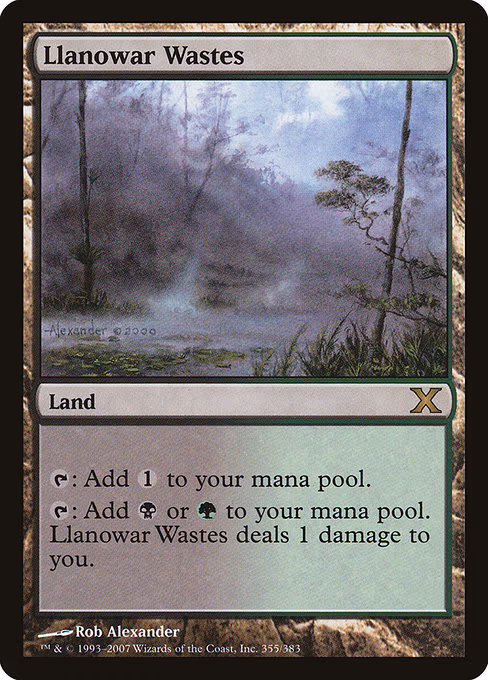 Llanowar Wastes - R (355)