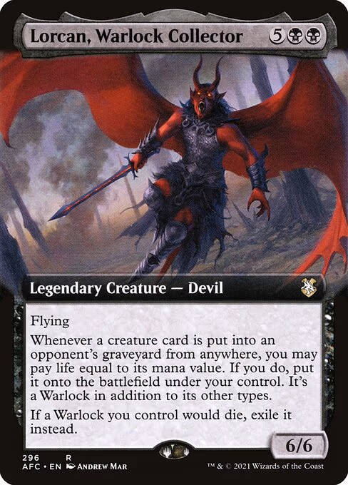 Lorcan, Warlock Collector