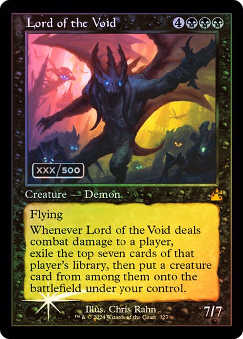 Lord of the Void (Retro Frame) (Serial Numbered) - M (327)