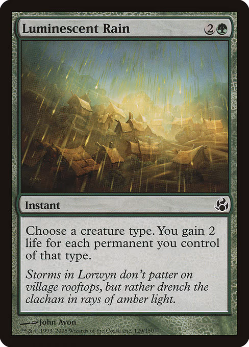 Luminescent Rain