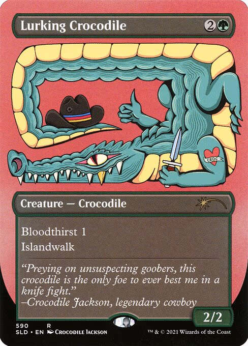 Lurking Crocodile