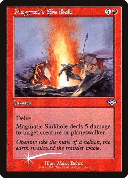 Magmatic Sinkhole (Retro Frame)