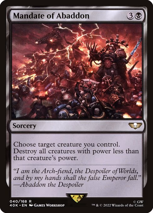 Mandate of Abaddon