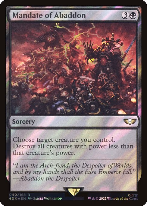 Mandate of Abaddon