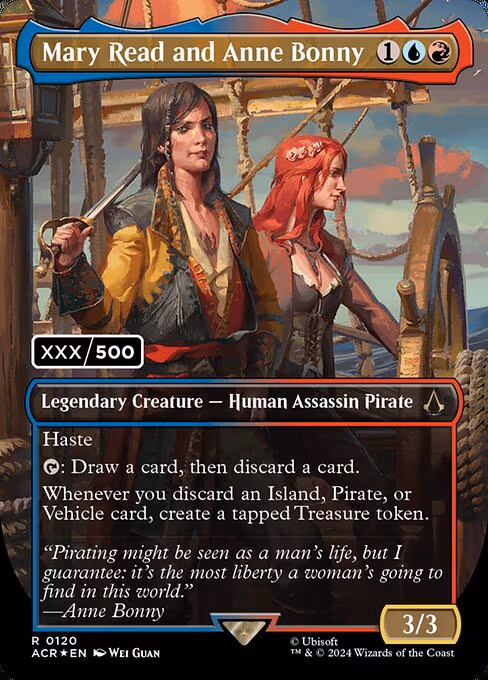 Mary Read and Anne Bonny (English) (Serial Numbered)