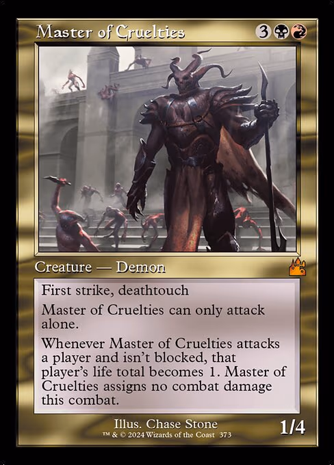 Master of Cruelties (Retro Frame)