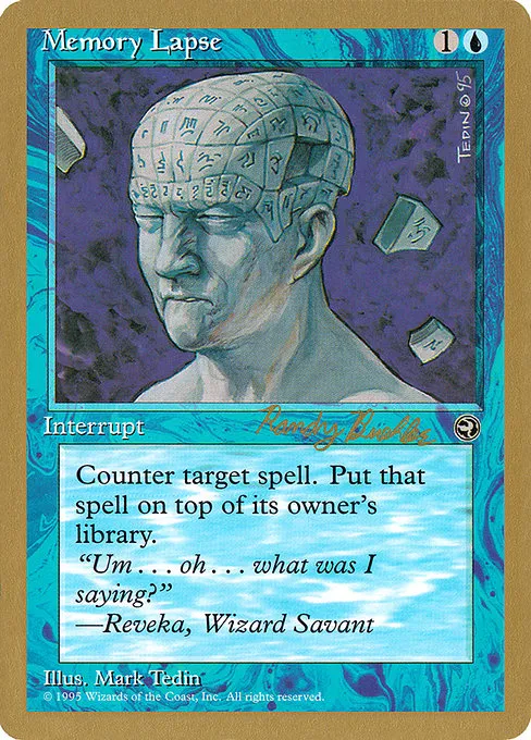 Memory Lapse - 1998 Randy Buehler