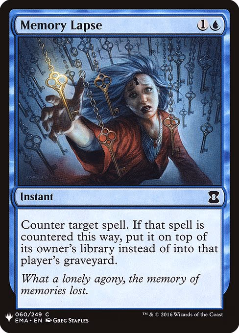 Memory Lapse