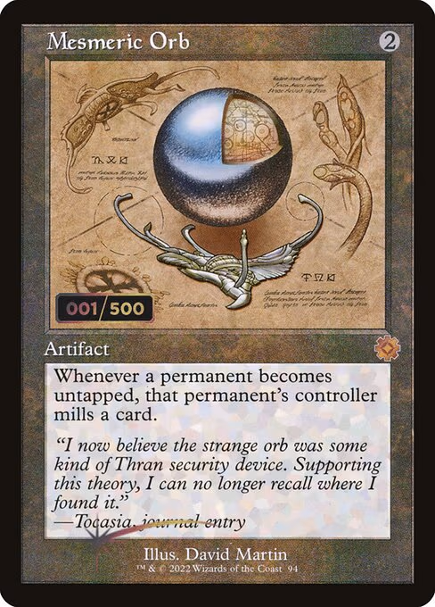 Mesmeric Orb (Schematic) (Serial Numbered)