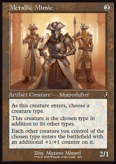 Metallic Mimic (Retro Frame)