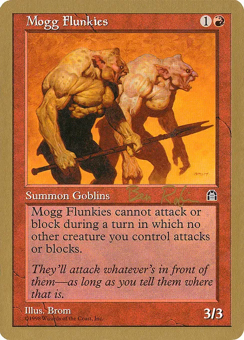 Mogg Flunkies - 1998 Ben Rubin