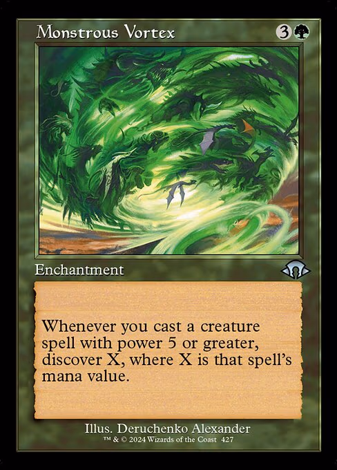 Monstrous Vortex (Retro Frame)