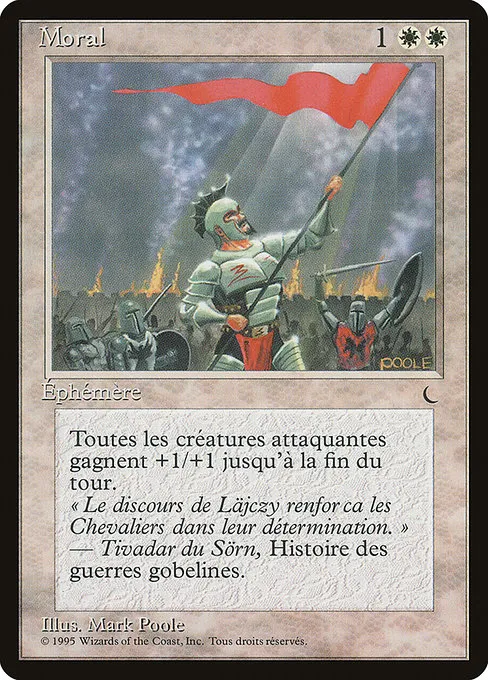 Morale (French) - "Moral" - C