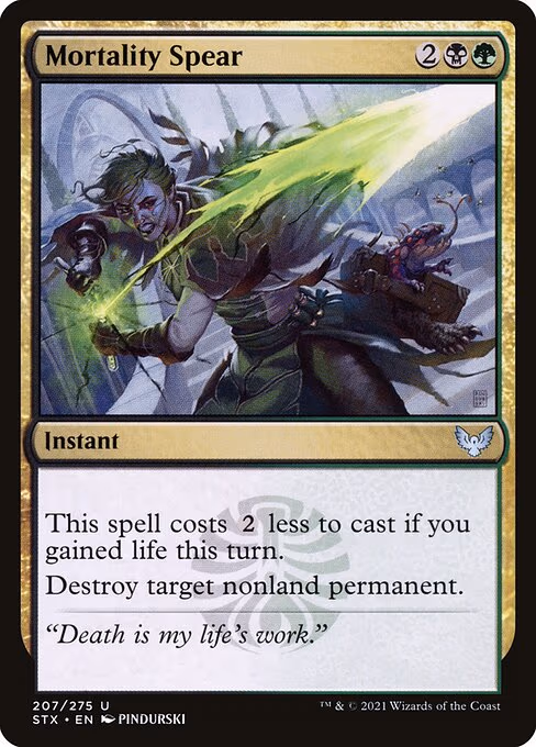 Mortality Spear