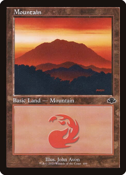 Mountain (409) (Retro Frame) - L (409)