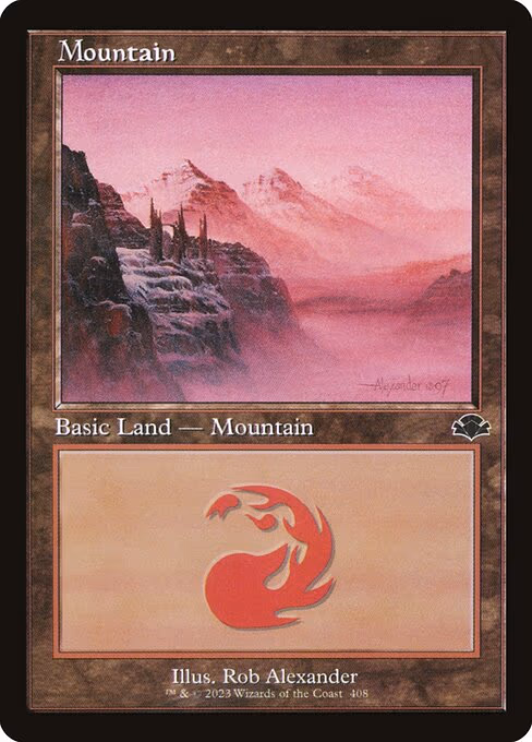 Mountain (408) (Retro Frame)