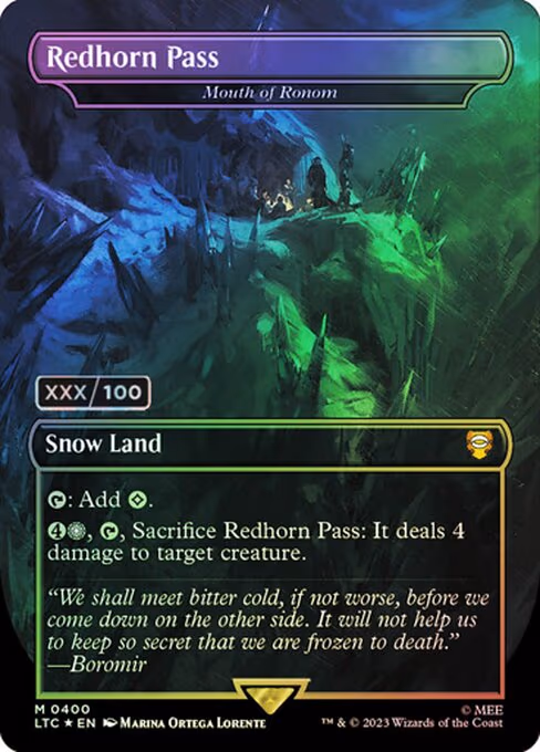Redhorn Pass - Mouth of Ronom (Serial Numbered)