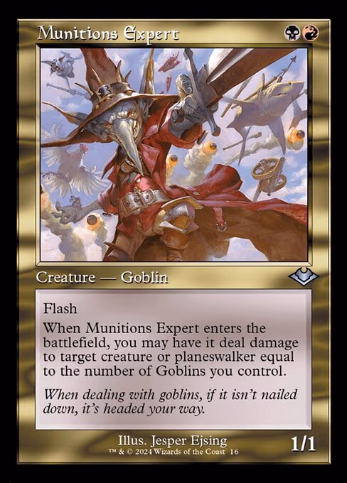 Munitions Expert (Retro Frame) - U (16)
